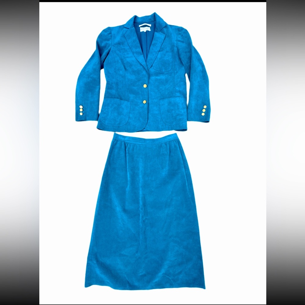 Vintage 80s/90s Women’s Schlampp’s Ultrasuede Set — Size 6